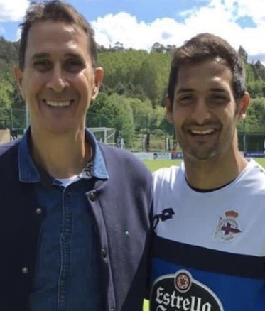 Celso Borges with his dad.